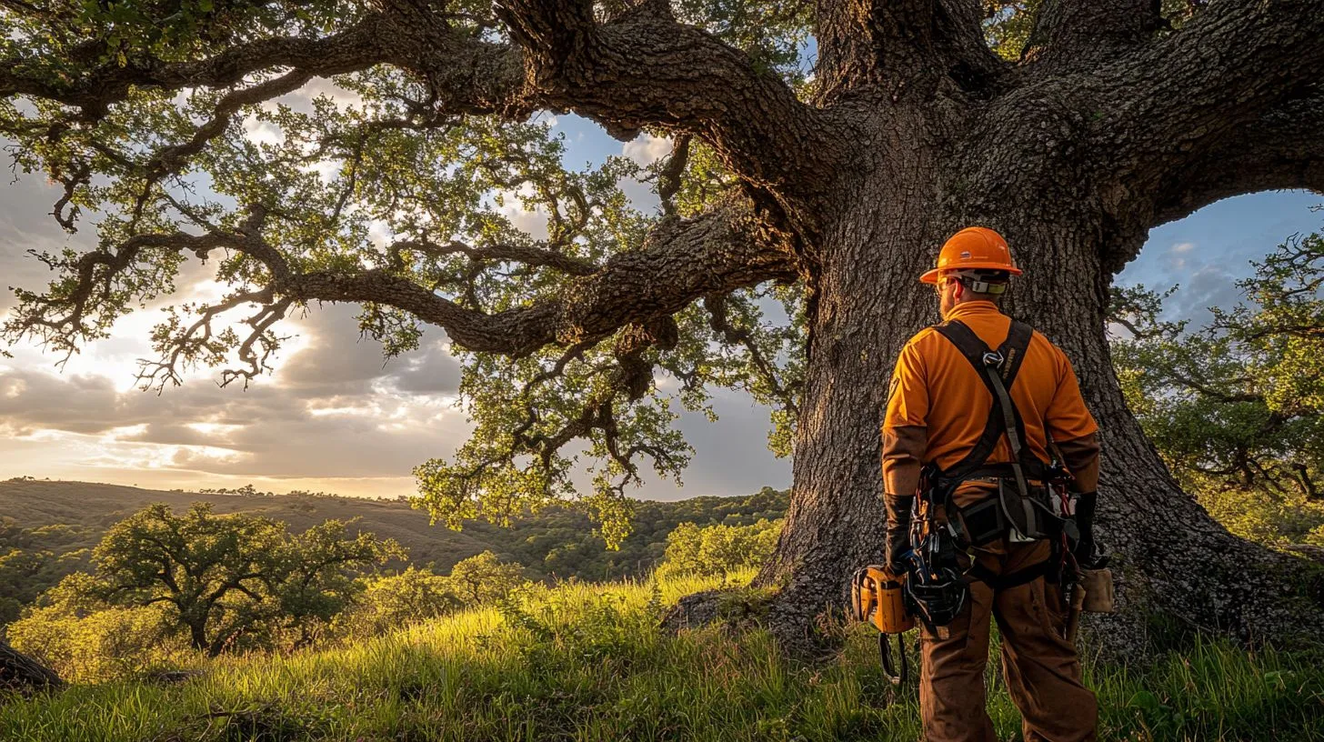 whitebeardwizard_A_photo_of_a_tree_service_company_crew_careful
